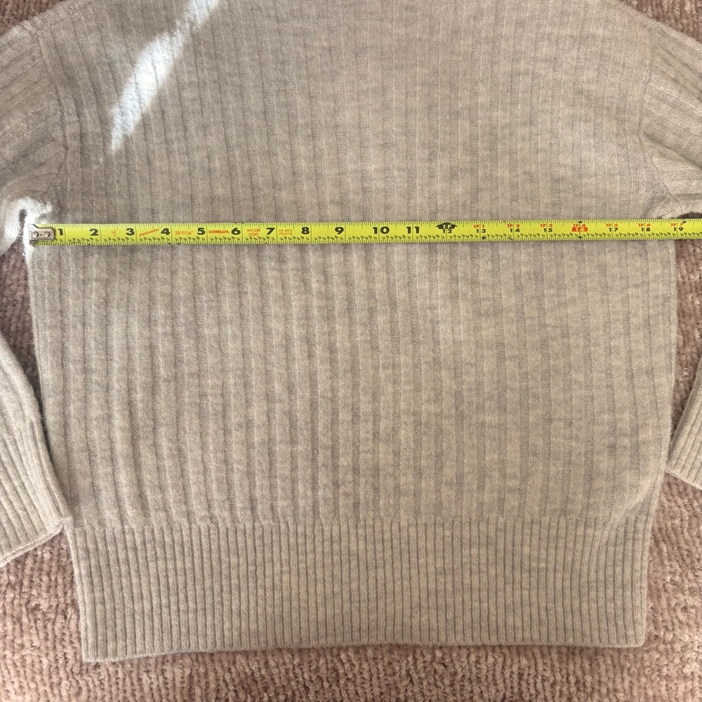 Petite Funnel Neck Ribbed Sweater - Picture 3 of 7